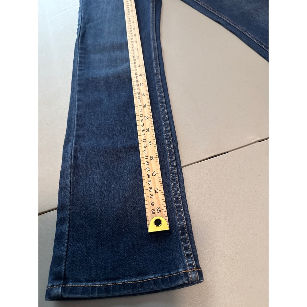 Levis 511 Slim Fit Jeans Dark Wash Blue Denim W28 L30 Size 16 Reg - Picture 3 of 9